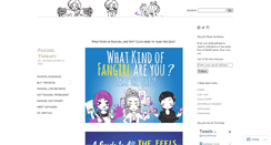 Desktop Screenshot of fangirltherapy.com